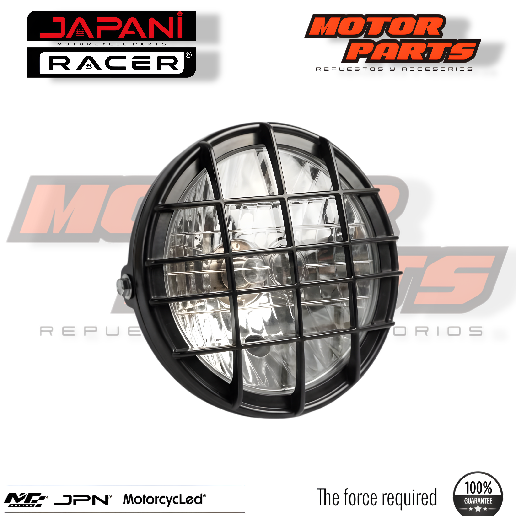 FAROLA SOLA AKT NKD 125 CON REJILLA JPN